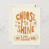 放射陽性:輝きを選択感動的 ポストカード (正面/裏面)