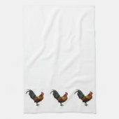放射雄鶏 キッチンタオル (縦)