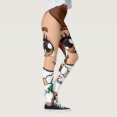 「放射霊:小さな女の子の祝自閉症 レギンス (右)