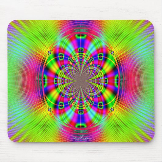 放射 マウスパッド (正面)