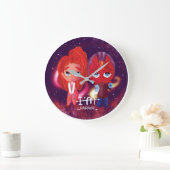 放映時間 ラージ壁時計 (ホーム)