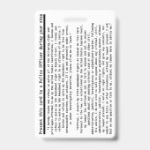 放棄されたすべての憲法上の権利はどれも実施しませんでした バッジ (Back)