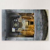 放棄されたアンティーク自動車 ジグソーパズル (横)