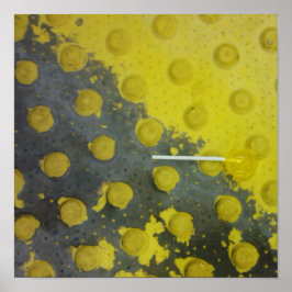 放棄されたイエロー棒つきキャンデー地下鉄 ポスター