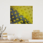 放棄されたイエロー棒つきキャンデー地下鉄 ポスター (キッチン)