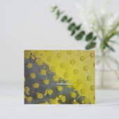 放棄されたイエロー棒つきキャンデー地下鉄 ポストカード (スタンド正面)