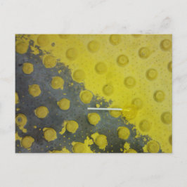 放棄されたイエロー棒つきキャンデー地下鉄 ポストカード