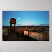 放棄されたウイスキー蒸留所リンフィールドPA ポスター (正面)