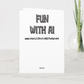 放棄されたカーニバル空の観覧車と乗り物 カード (裏面)