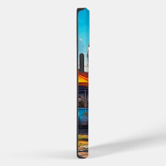 放棄されたカーニバル空の観覧車と乗り物 Case-Mate iPhoneケース (裏面 / 右)