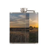 放棄されたシェッドコロラドサンセットフラスコ フラスク (裏面)