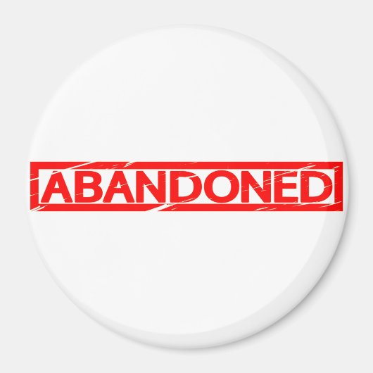 放棄されたスタンプ マグネット (正面)