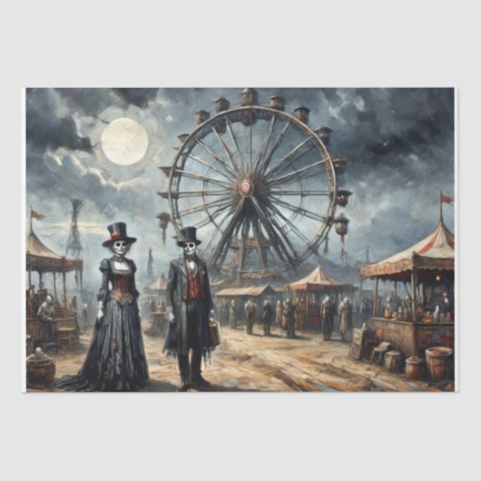 放棄されたテーマパーク – Decopage - 薄葉紙 (正面)