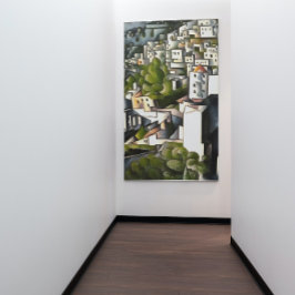 放棄されたハウスオブカヤコイ抽象芸術アート キャンバスプリント