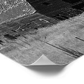 放棄されたバーンブラック&ホワイトのポスター ポスター (角)