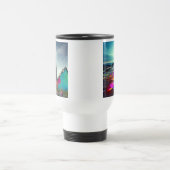 放棄されたビーチカラフル残骸 トラベルマグ (中央)