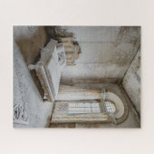 放棄されたファンタジーフランスのシャトーベッドルーム ジグソーパズル (横)