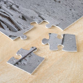 放棄されたファンタジーフランスのシャトーベッドルーム ジグソーパズル (側面)