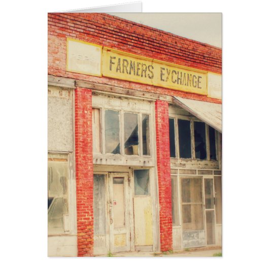 放棄されたファームストア (正面)