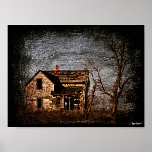 放棄されたファームハウス ポスター (正面)
