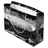放棄されたプリマス車の写真抱き枕 ラージペーパーバッグ (裏面アングル)
