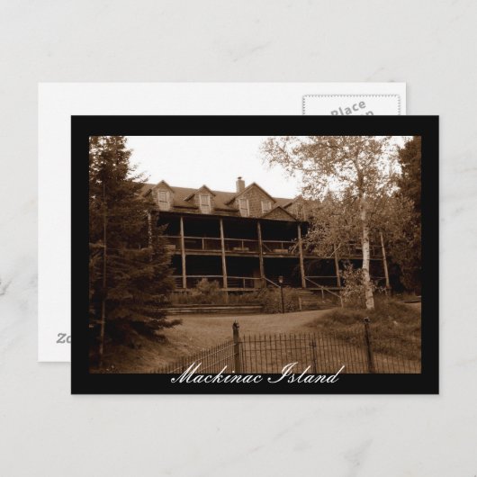 放棄されたホテルマッキナックアイランド ポストカード (正面/裏面)