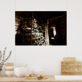 放棄されたワインセラー ポスター (キッチン)