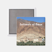 放棄されたヴィレッジビルカットアルモズ – オマーン マグネット (正面/裏面)