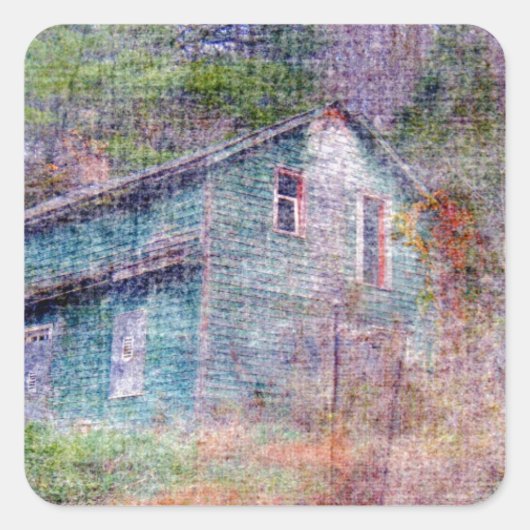 放棄された家 スクエアシール (正面)