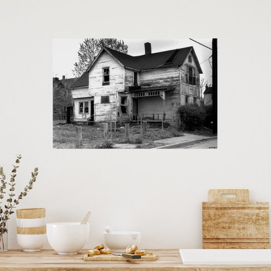 放棄された家 ポスター (キッチン)