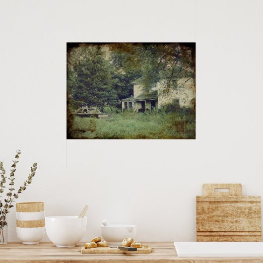 放棄された家 ポスター (キッチン)