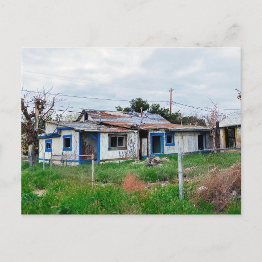 放棄された家 ポストカード (正面)