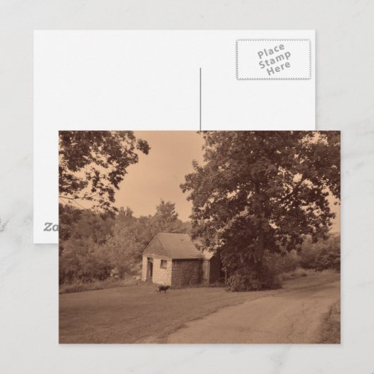 放棄された家 ポストカード (正面/裏面)