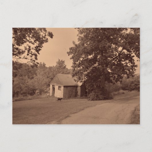 放棄された家 ポストカード (正面)