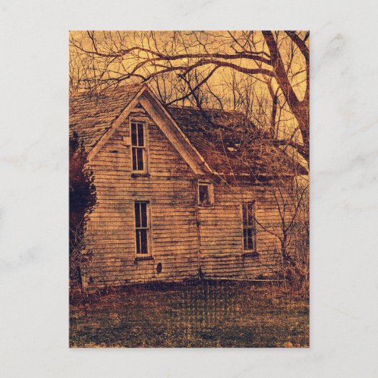 放棄された家 ポストカード (正面)