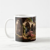 放棄された建物のファンタジー界 コーヒーマグカップ (左)
