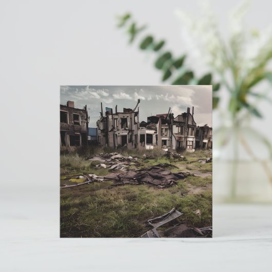 放棄された建物ポストアポカリプス カード (スタンド正面)