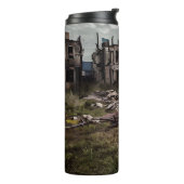 放棄された建物ポストアポカリプス タンブラー (回転左)