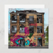 放棄された建物抽象芸術AIアート (正面/裏面)