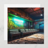 放棄された建物都市崩壊 (正面/裏面)