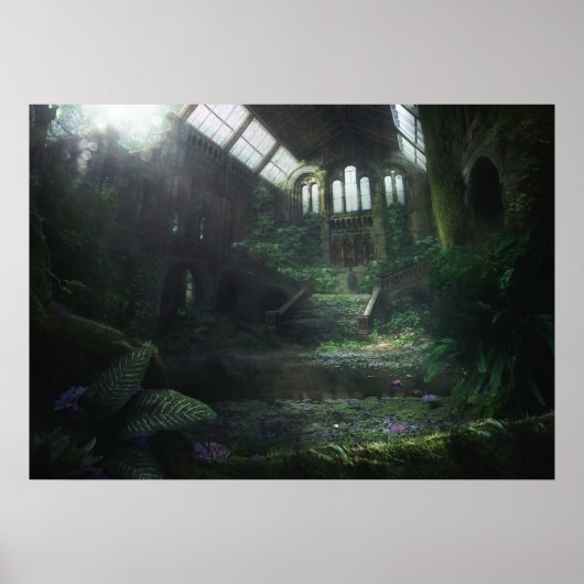 放棄された建物 ポスター (正面)