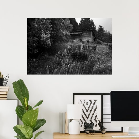 放棄された建物 ポスター (ホームオフィス)