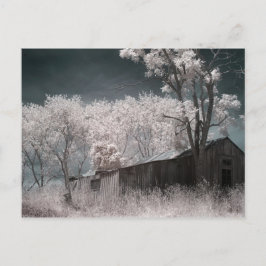 放棄された建物 ポストカード