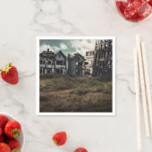 放棄された建物 | Apocalypse破壊後 スタンダードカクテルナプキン (インサイチュ)