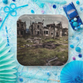 放棄された建物 | Apocalypse破壊後 ペーパープレート (パーティー)