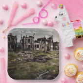 放棄された建物 | Apocalypse破壊後 ペーパープレート (パーティー)