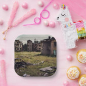 放棄された建物 | Apocalypse破壊後 ペーパープレート (パーティー)