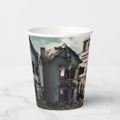 放棄された建物 | Apocalypse破壊後 紙コップ (左)