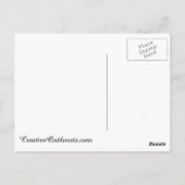 放棄された採石場イン秋はがき ポストカード (裏面)