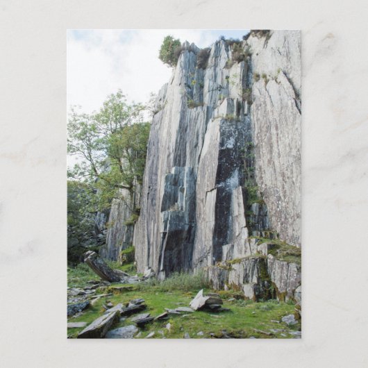 放棄された採石場ティルベルスワイトカード ポストカード (正面)